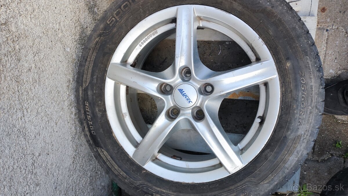 Disky s pneu 205/60R16, 6,5x16 ET50,5x114,3