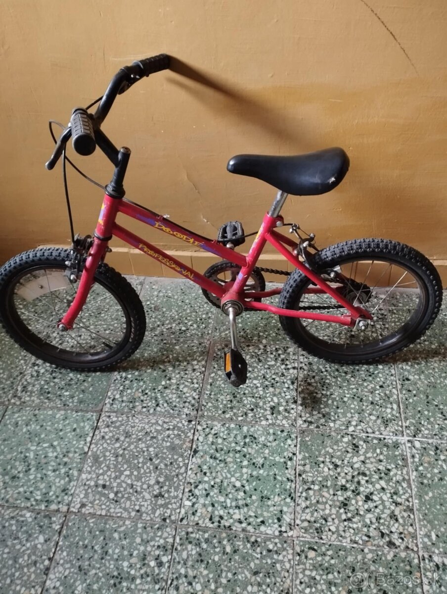 Detský bicykel veľkosť 16