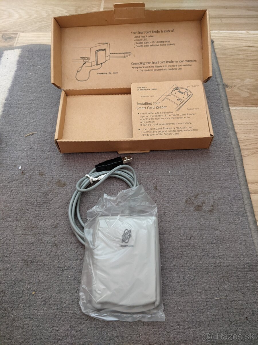 Čítačka kariet ID (Občianske preukazy atď)GemPc USB-SL