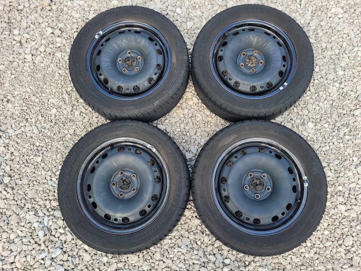 PLECHOVE DISKY SKODA FABIA SEAT IBIZA VW 5x100 195/55 R15