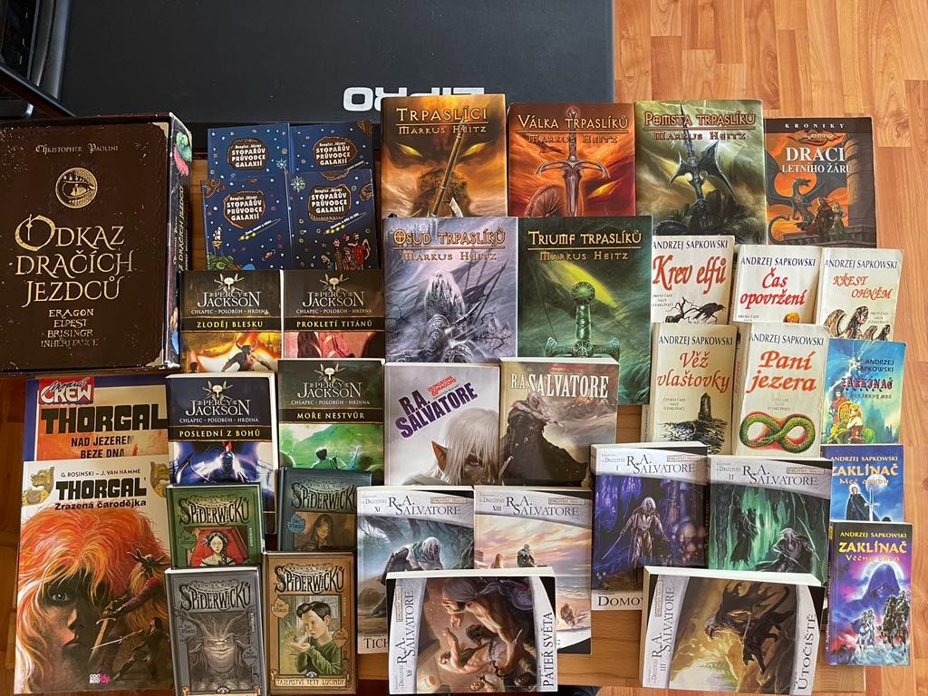 Trpaslíci,Temný elf,Noc lovce,Omnibus Vetřelci,Divergence