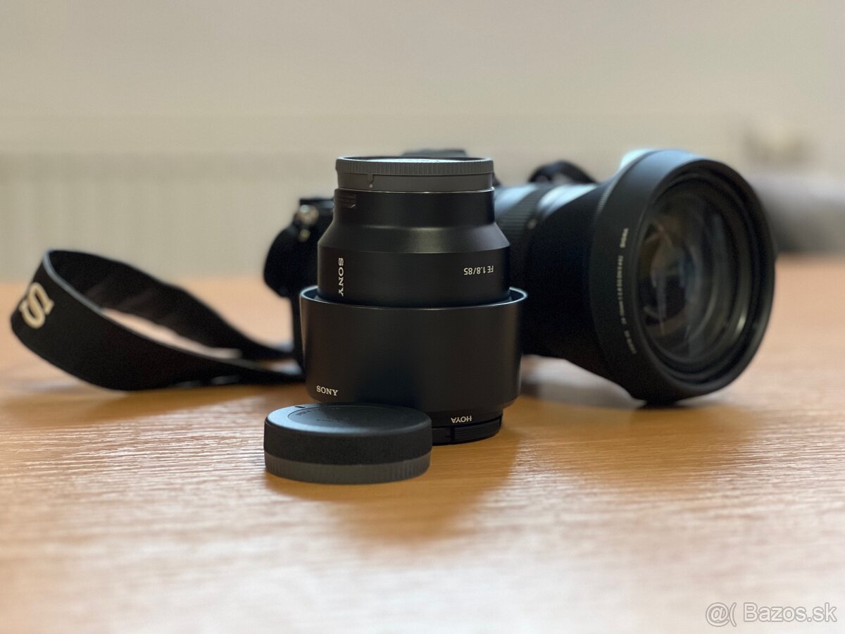Sony A7iv - v záruke / Sigma 24-70mm f2.8 dn ii art, FE 85mm