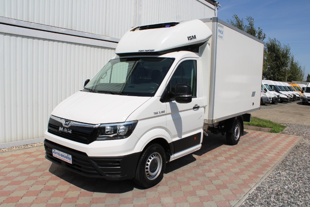 MAN TGE, 2,0 TDI Mrazí -15 Topí +19 130kw 08/25 Záruka