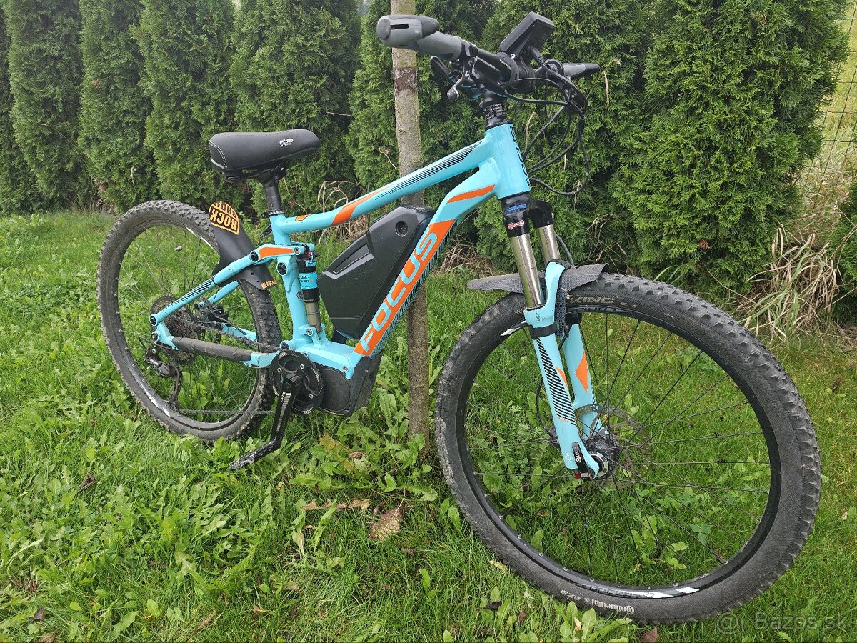 Nemecký celoodpružený elektrobicykel trail/zjazd/cyklokros