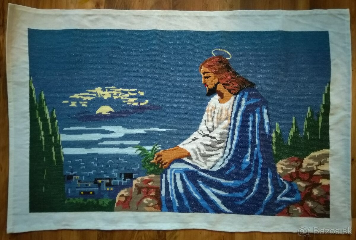 Predám ručne vyšívané sväté obrazy