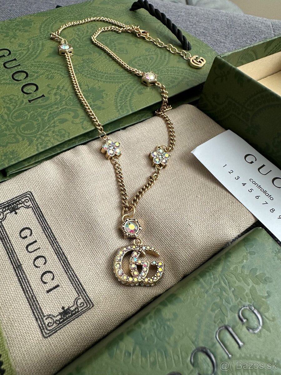 Gucci nový nenoseny nahrdelnik