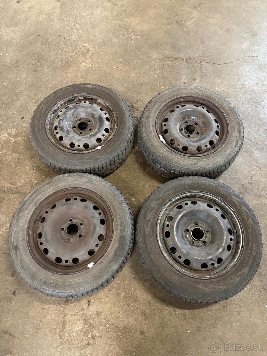 PLECHOVE DISKY 5X100 R15 ZIMA