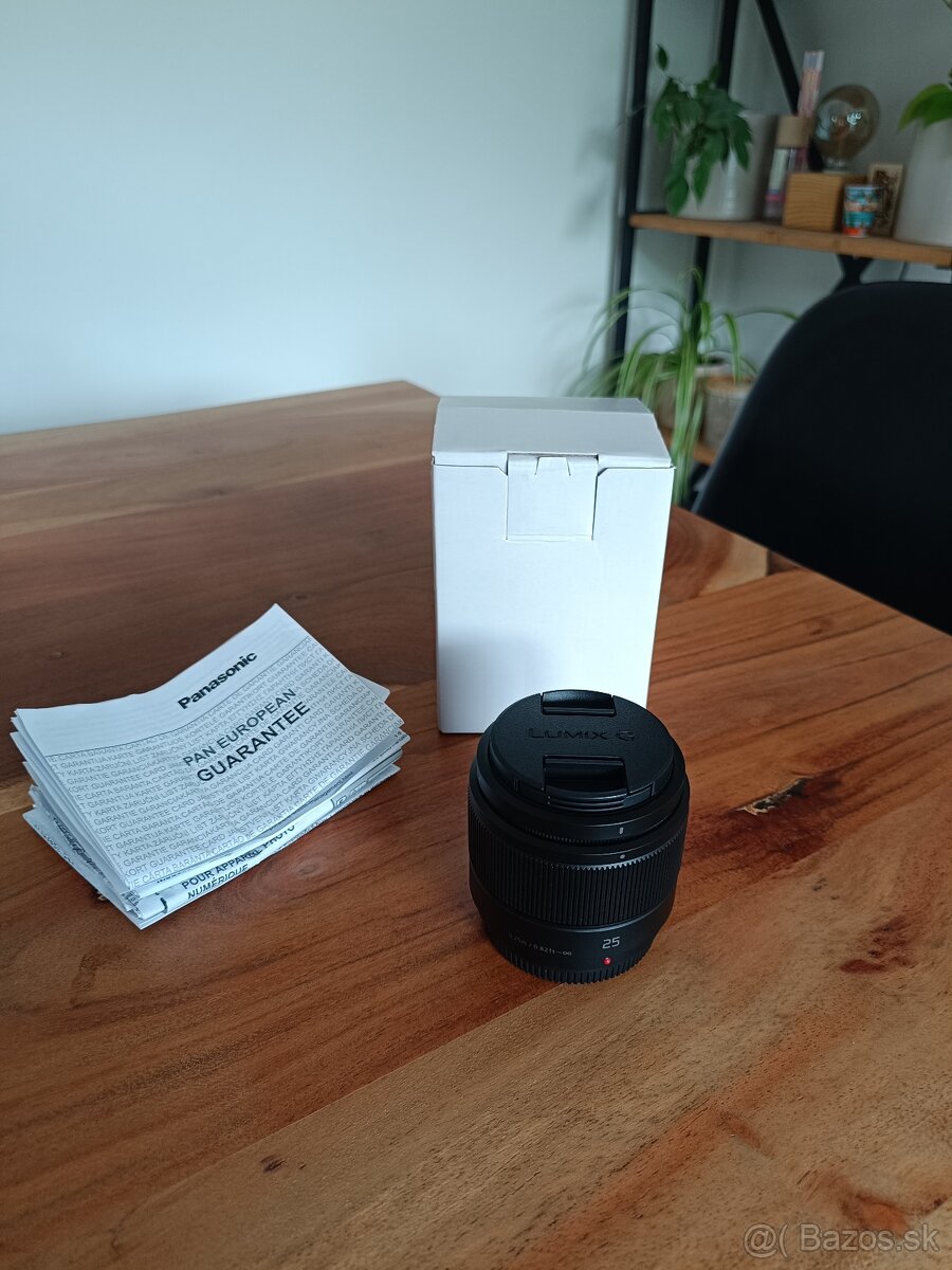 Panasonic Lumix 25 mm f1.7 ASPH Záruka do 26.10.2026