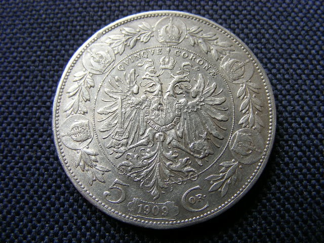 5 koruna 1909