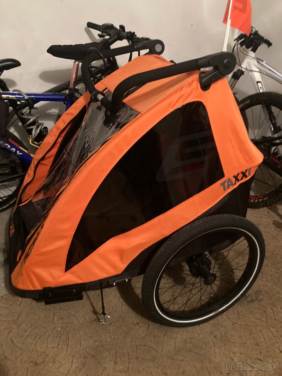 Cyklo vozík taxxi pre dve deti