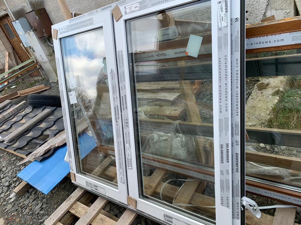 Plastové okno 1560 x 1430 mm