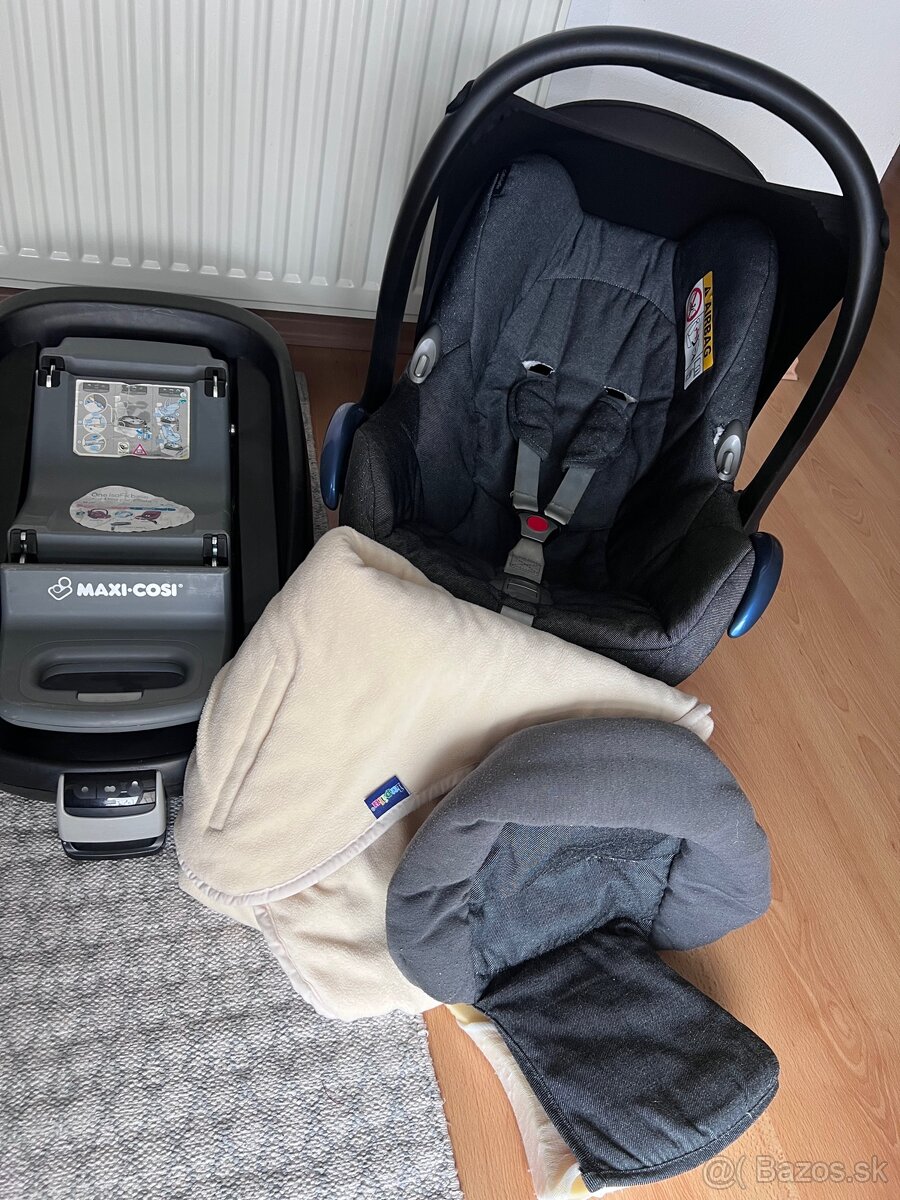 Vajíčko Maxi Cosi s isofixom a zavinovačkou