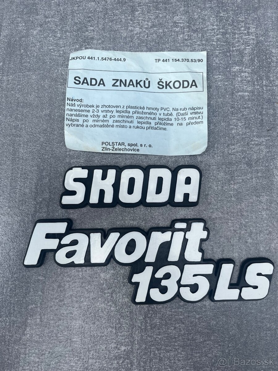 Sada znakov ŠKODA