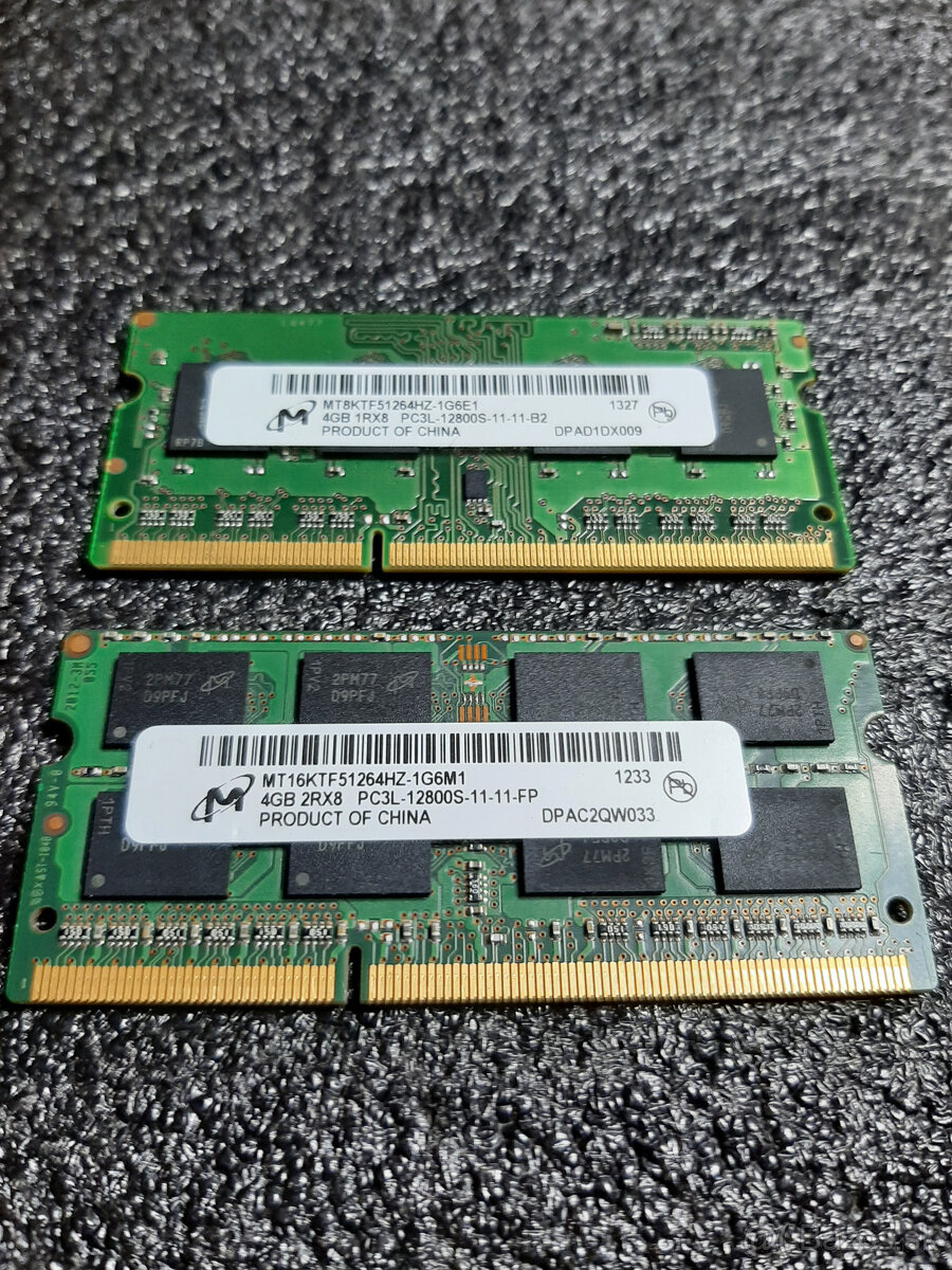 Pamäť RAM DDR3 8GB do notebooku,2x4GB So-Dimm