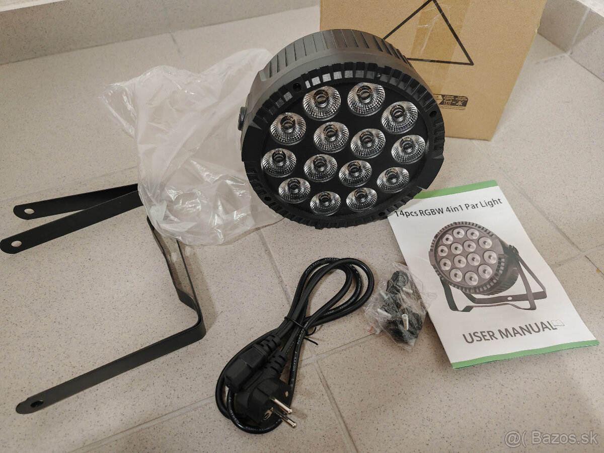 LED PAR Light 14x12W RGBW 4v1