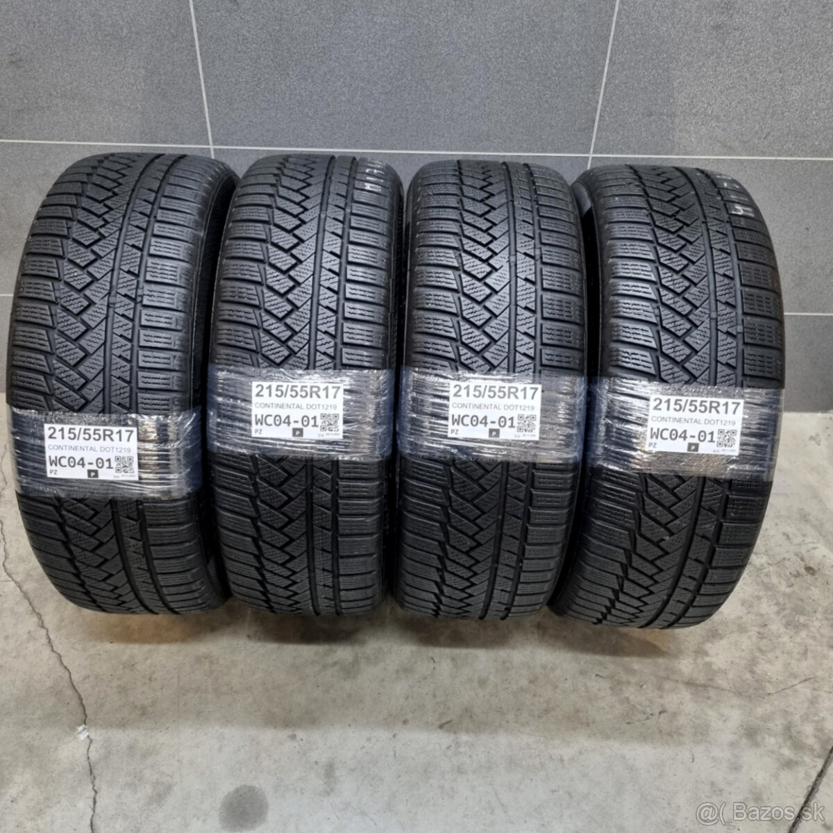 Zimné pneumatiky 215/55 R17 CONTINENTAL