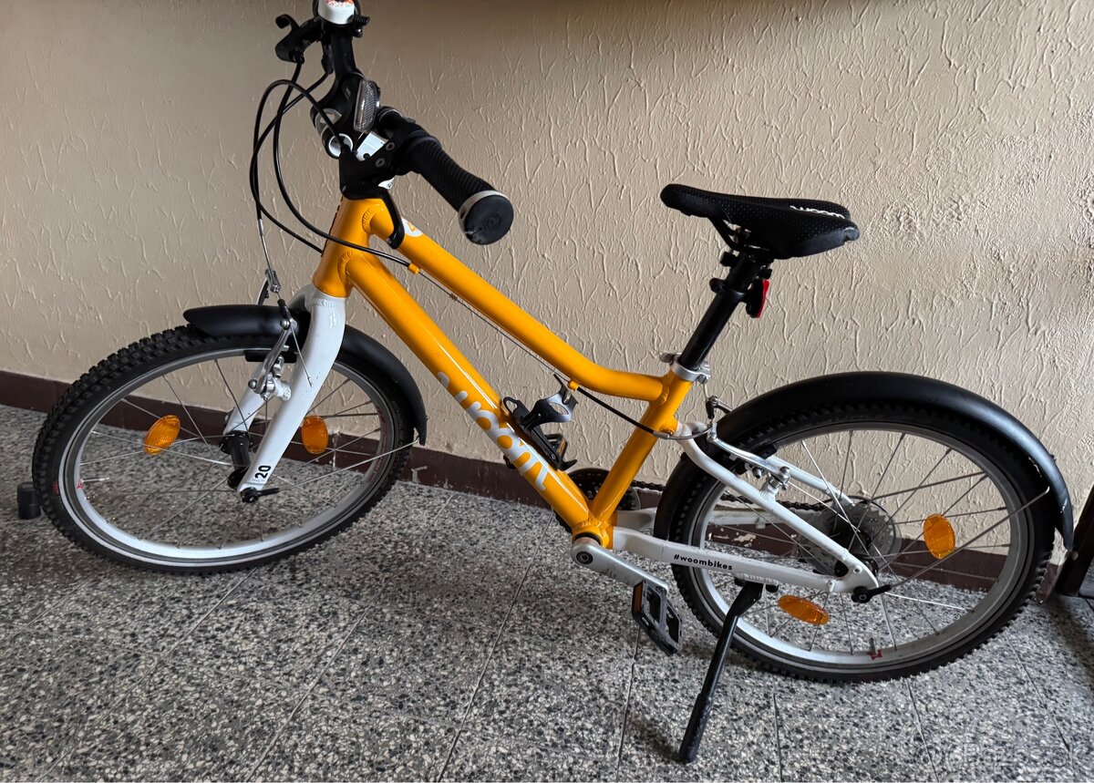 Detsky bicykel Woom 4 zlty
