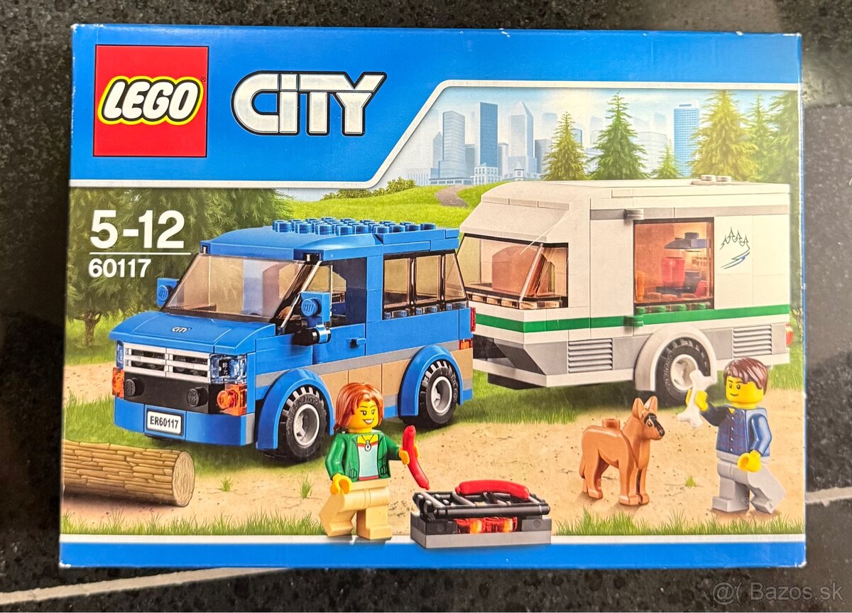 Lego city van & caravan 60117