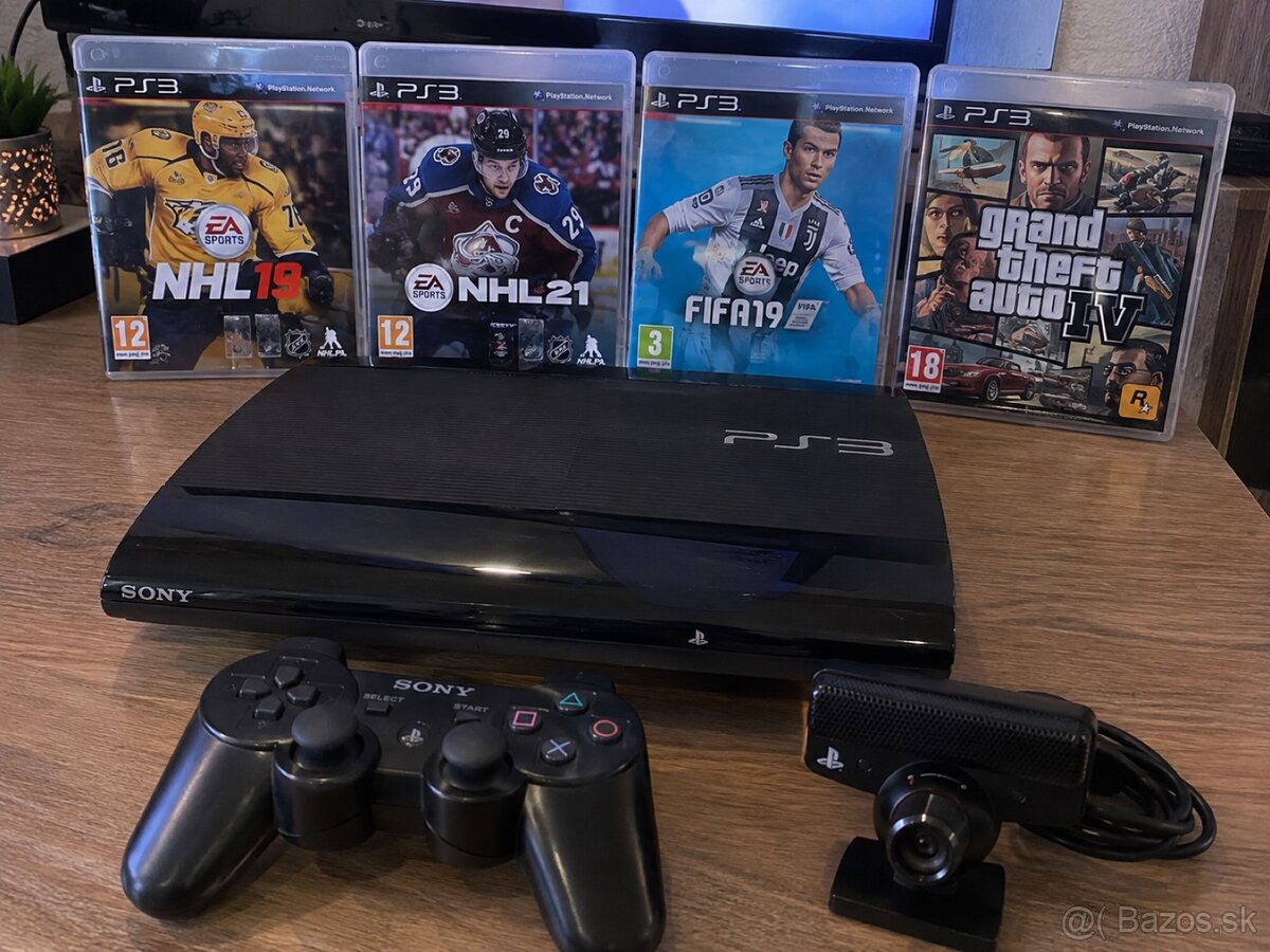 🎮 Predám PlayStation 3 s príslušenstvom a hrami 🎮