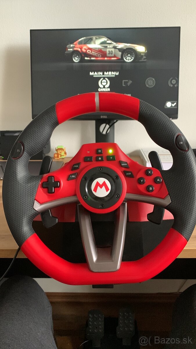 Hori Mario Kart Racing Wheel Pro Deluxe - Switch