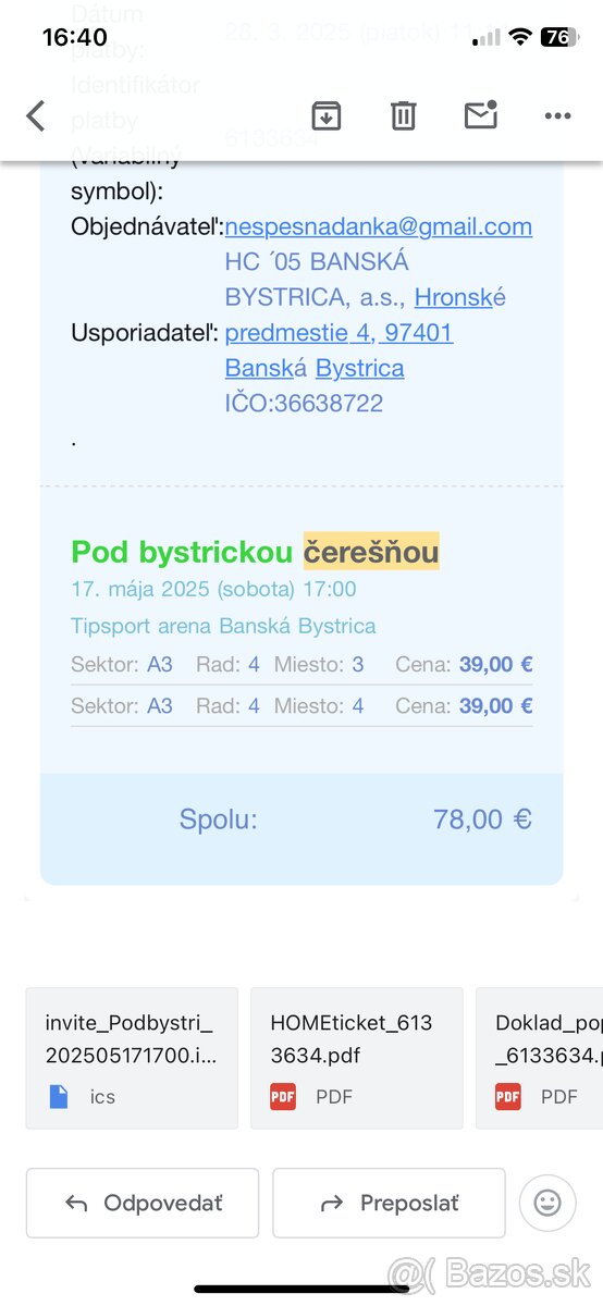 Pod bystickou ceresnou Kollarovci 2 listky
