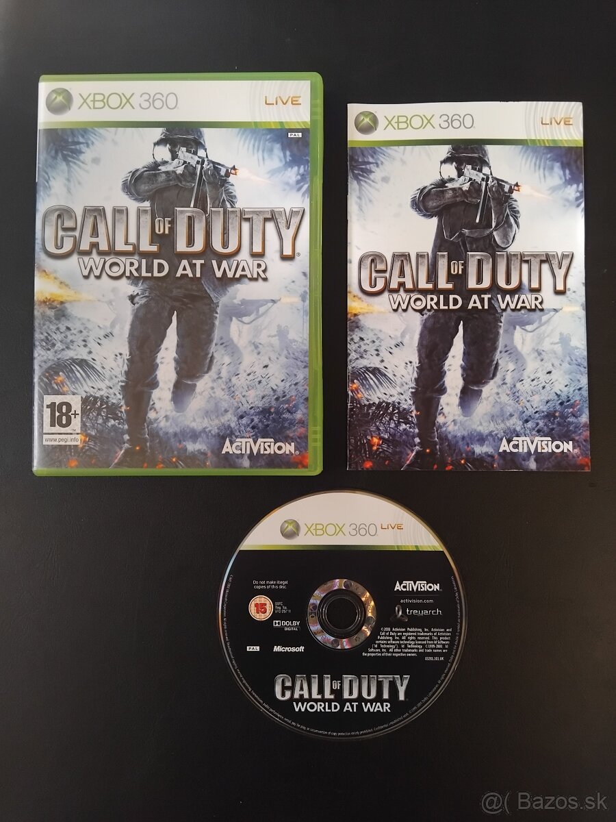 Hra pre Xbox 360 - Call of Duty World at War