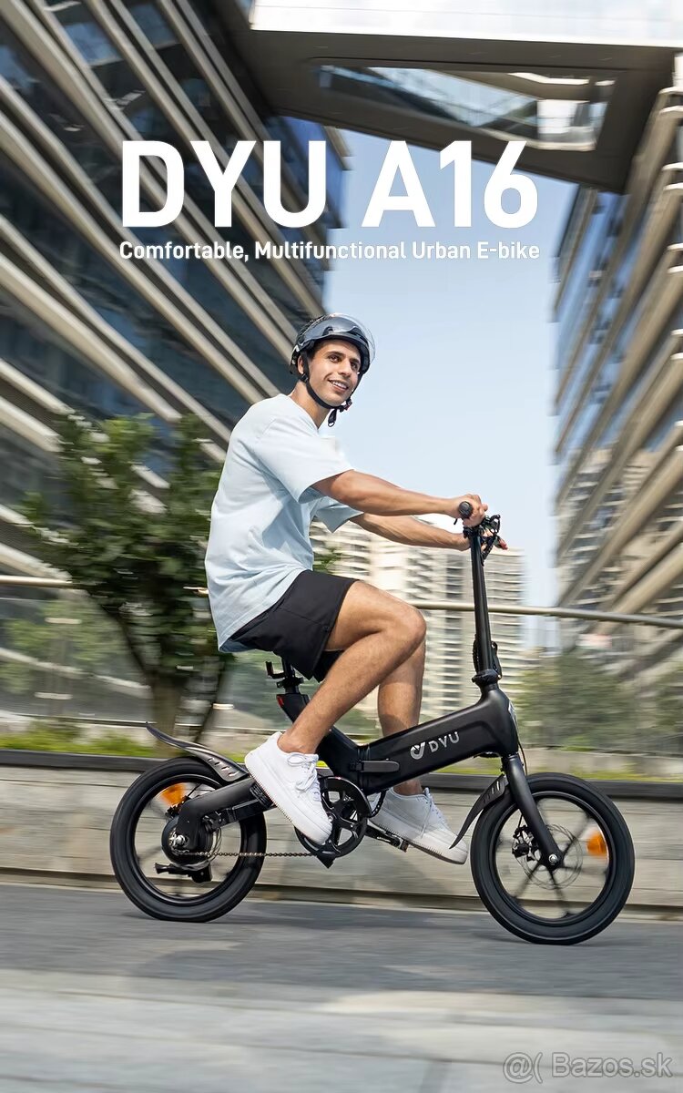 🚴♂️ Predám nový elektrický bicykel DYU A16