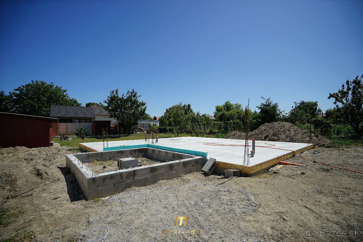 Novostavba RD 86m2 na kľúč s pozemkom 498m2, Rajka - centrum