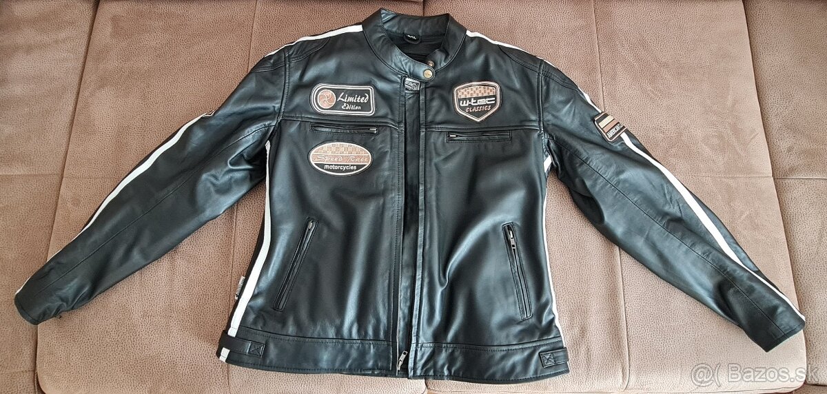 Dámska kožená moto bunda W-TEC Sheawen Lady Black, veľkosť X