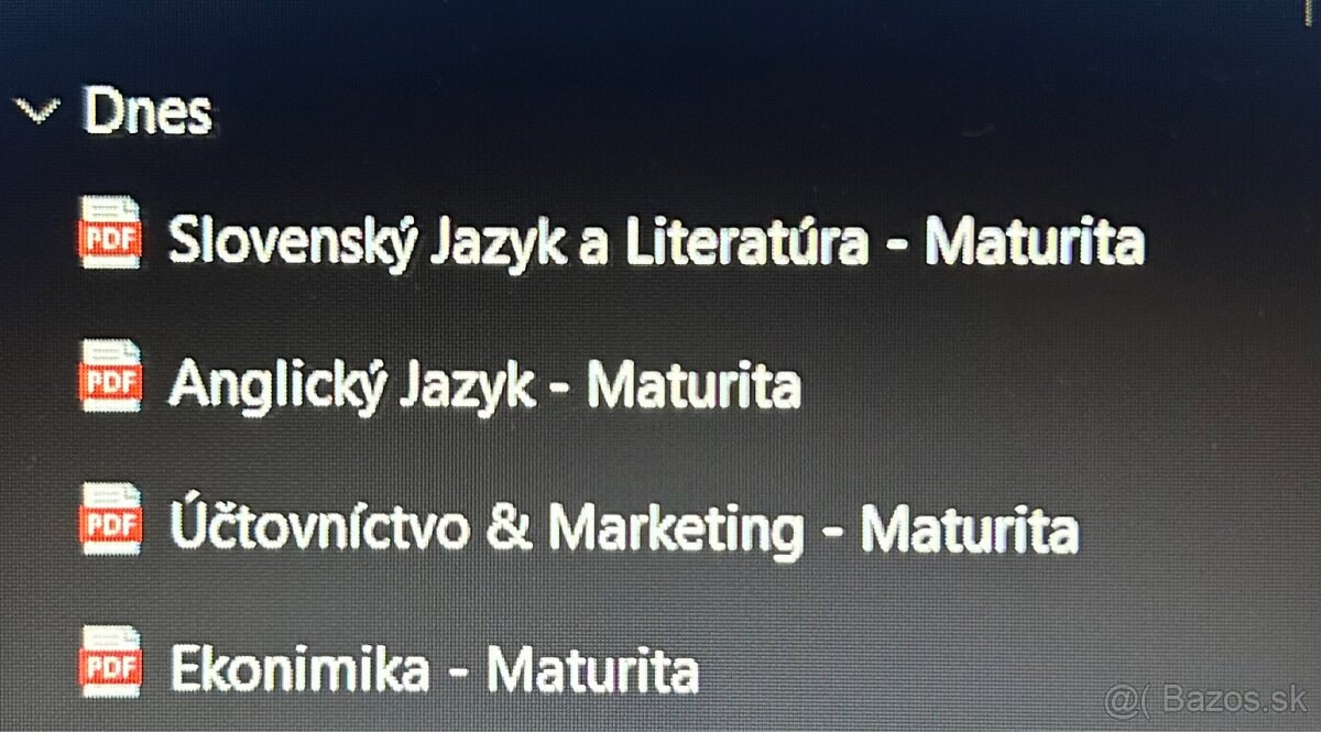 Maturita – overené materiály a témy na prípravu
