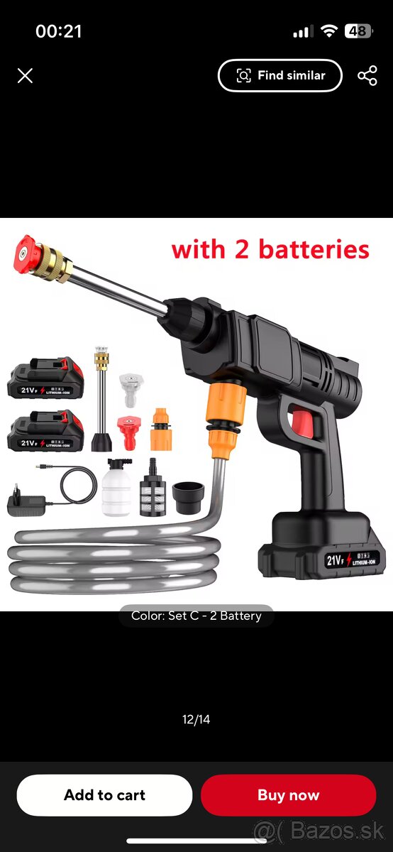 Akumulátorová WAP - vysokotlakový čistič