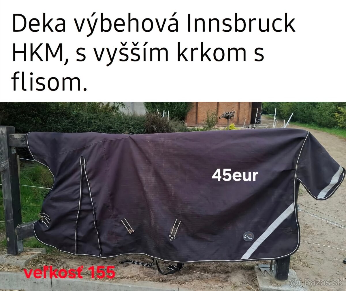 2x Výbehová deka highneck Innsbruck 1200D s flisom