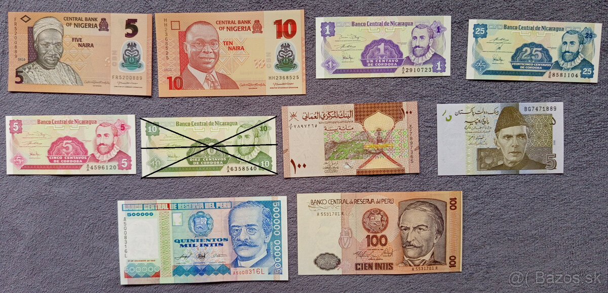 Bankovky svet UNC 3
