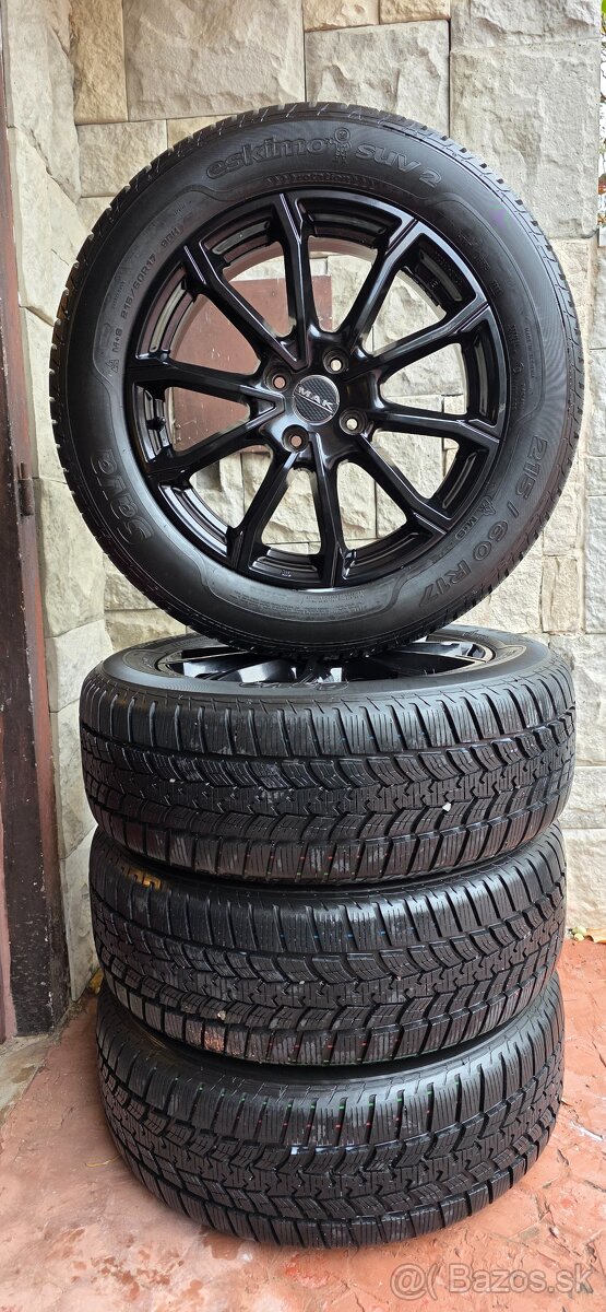 Zimné kolesá MAK DaVinci a pneu Sava Eskimo 215/60 R17