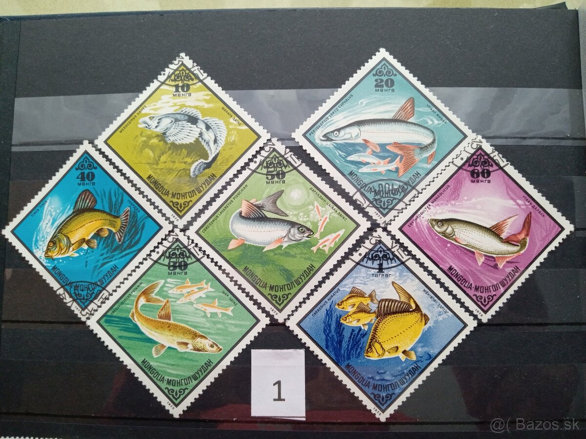 Poštové známky č.424 - FAUNA SVETA I. - 20 ks sérií