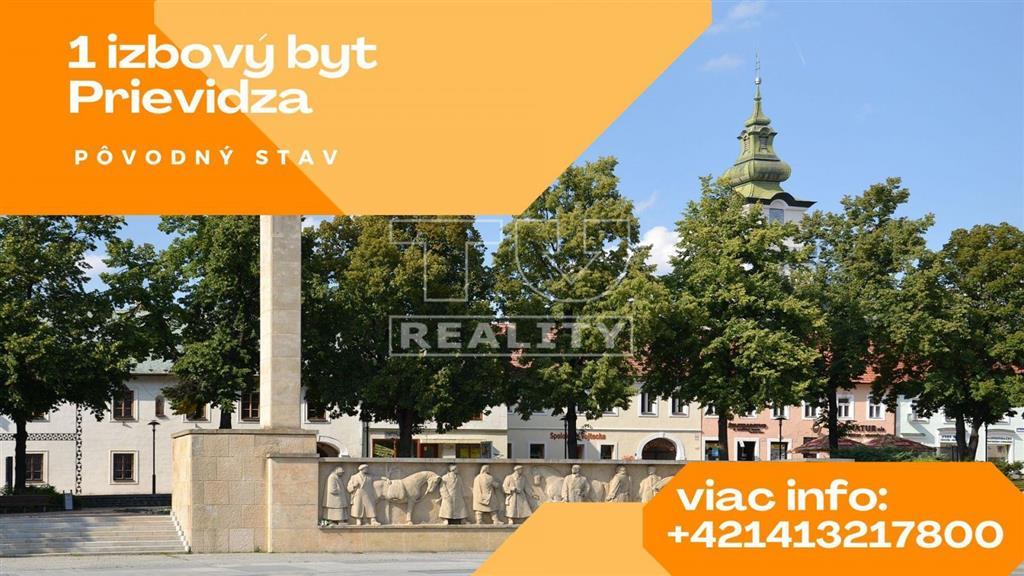 1-izbový byt s loggiou v pôvodnom stave.