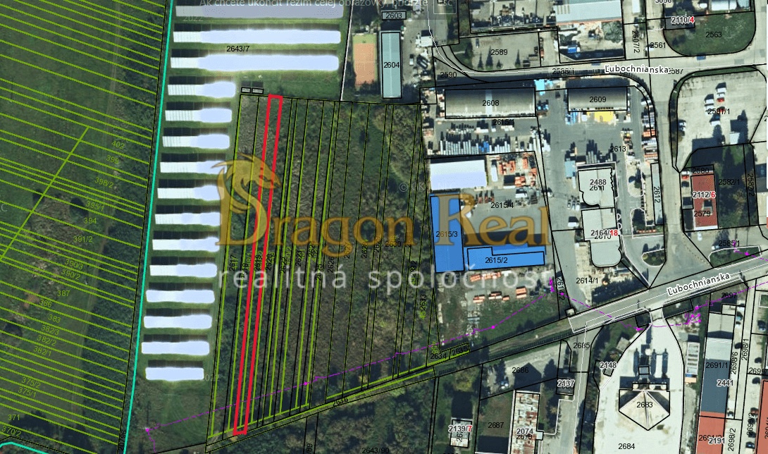 PREDAJ – Pozemok pre priemyselné účely – ĽUBOTICE