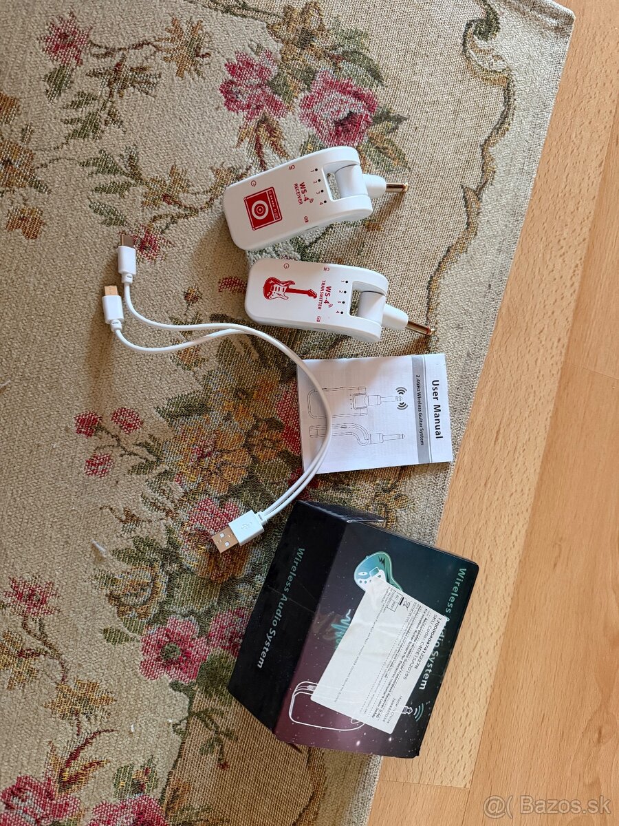 Digitálny bezdrôtový systém pre gitary, basgitary a ďalšie n