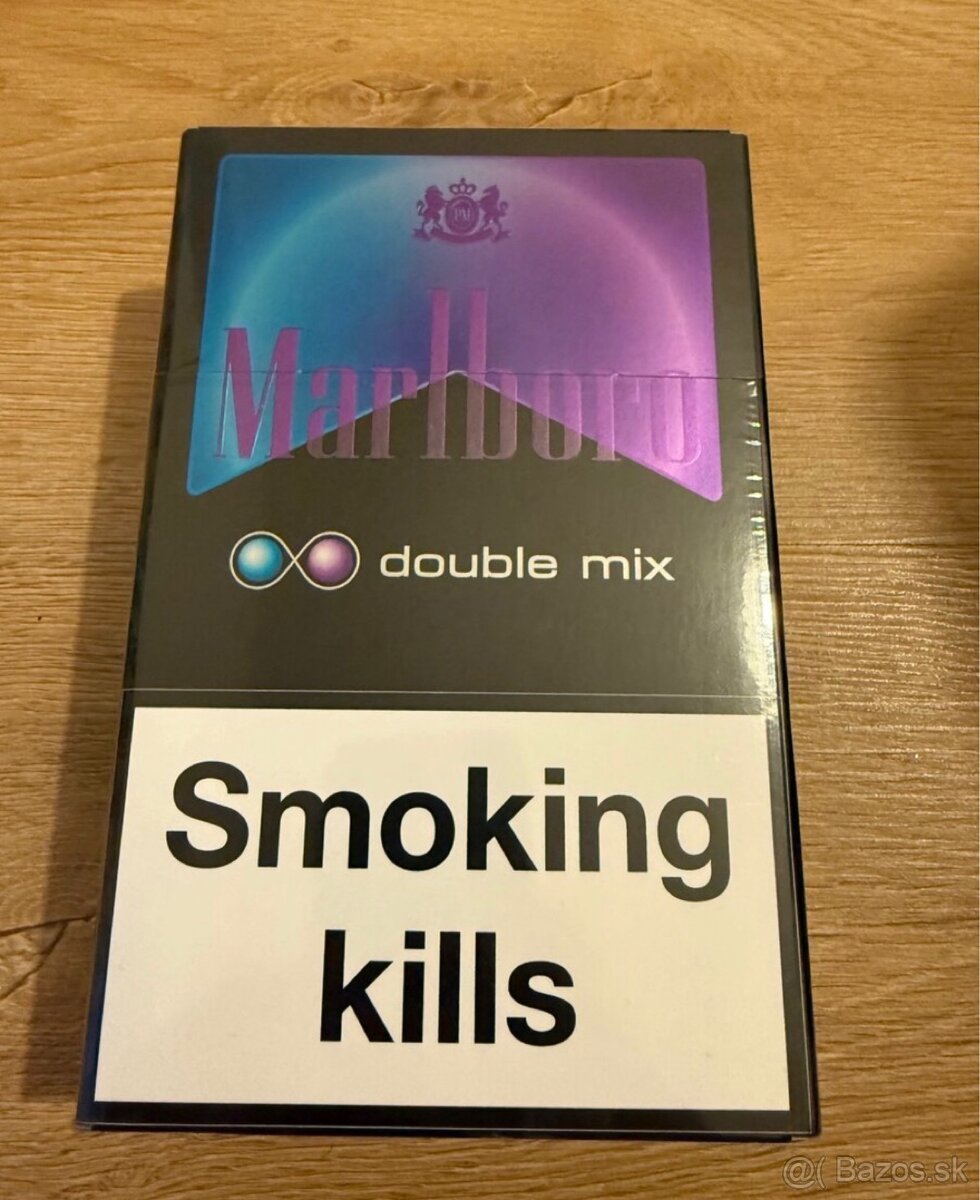 Marlboro čučoriedkové double mix