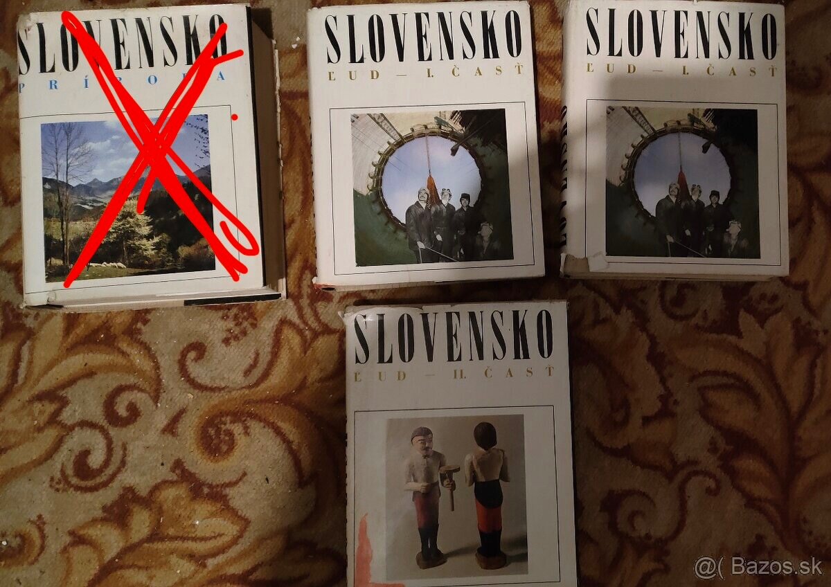 Predám knihy Slovensko - Ľud 1.a 2., Priroda