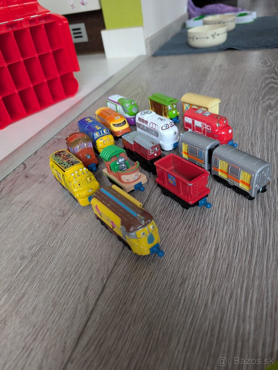 Chuggington vláčiky, kolajnice, umývarka