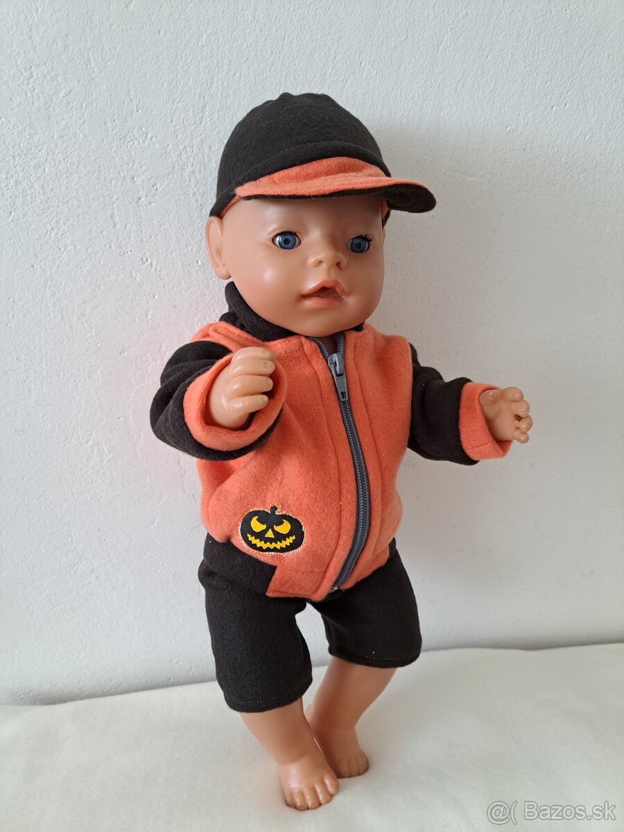 Oblečenie halloween pre 43 cm baby born bábiky