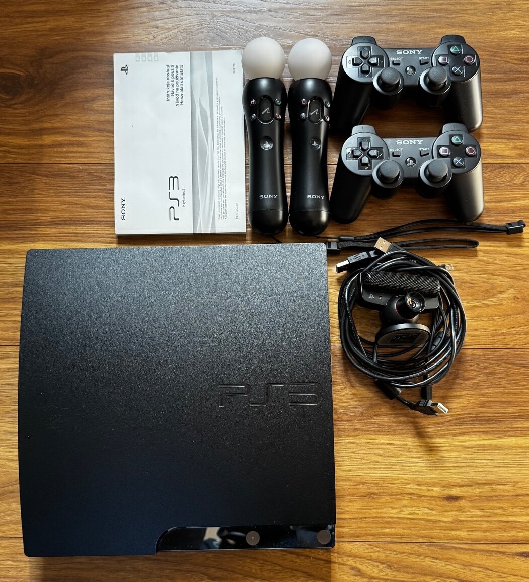 Predám - SONY PlayStation 3 s 5x hier, 2x ovládač viď foto