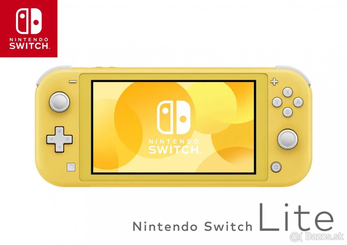 Nintendo Switch Lite (žlté) komplet balenie