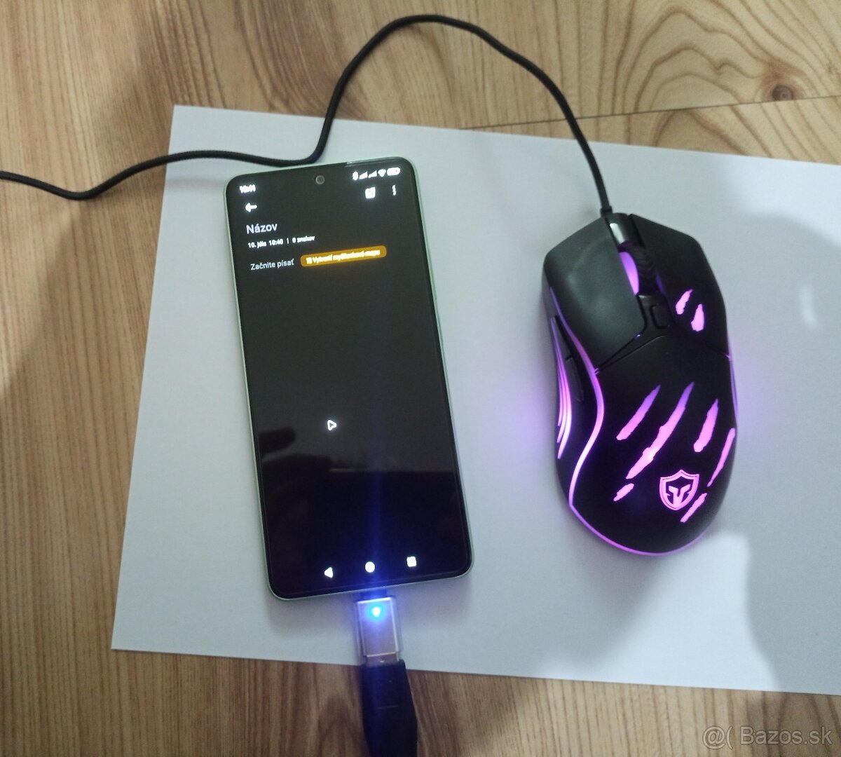 USB-C OTG adaptér na mobil