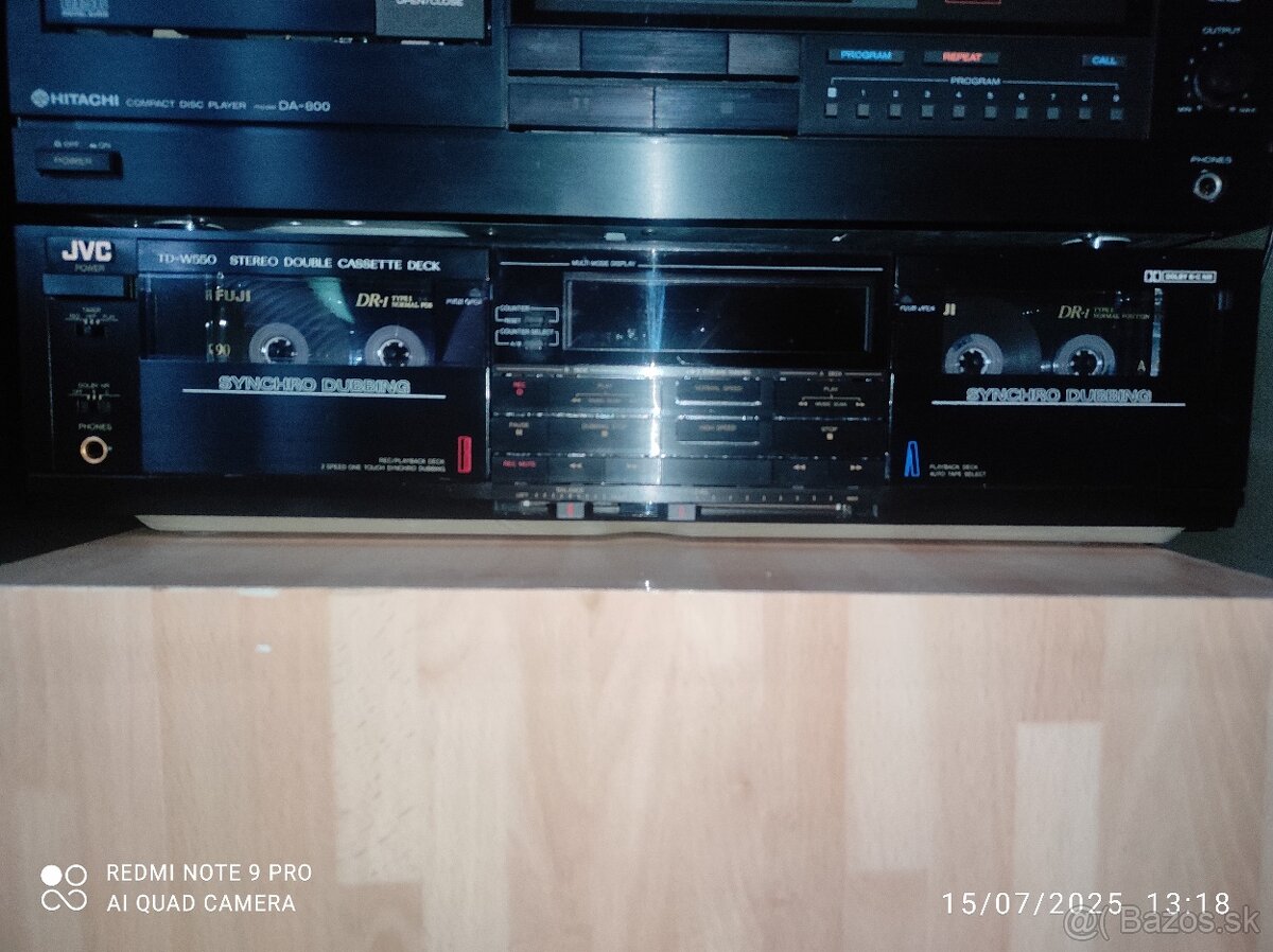 CASSETTE double DECK JVC TOP