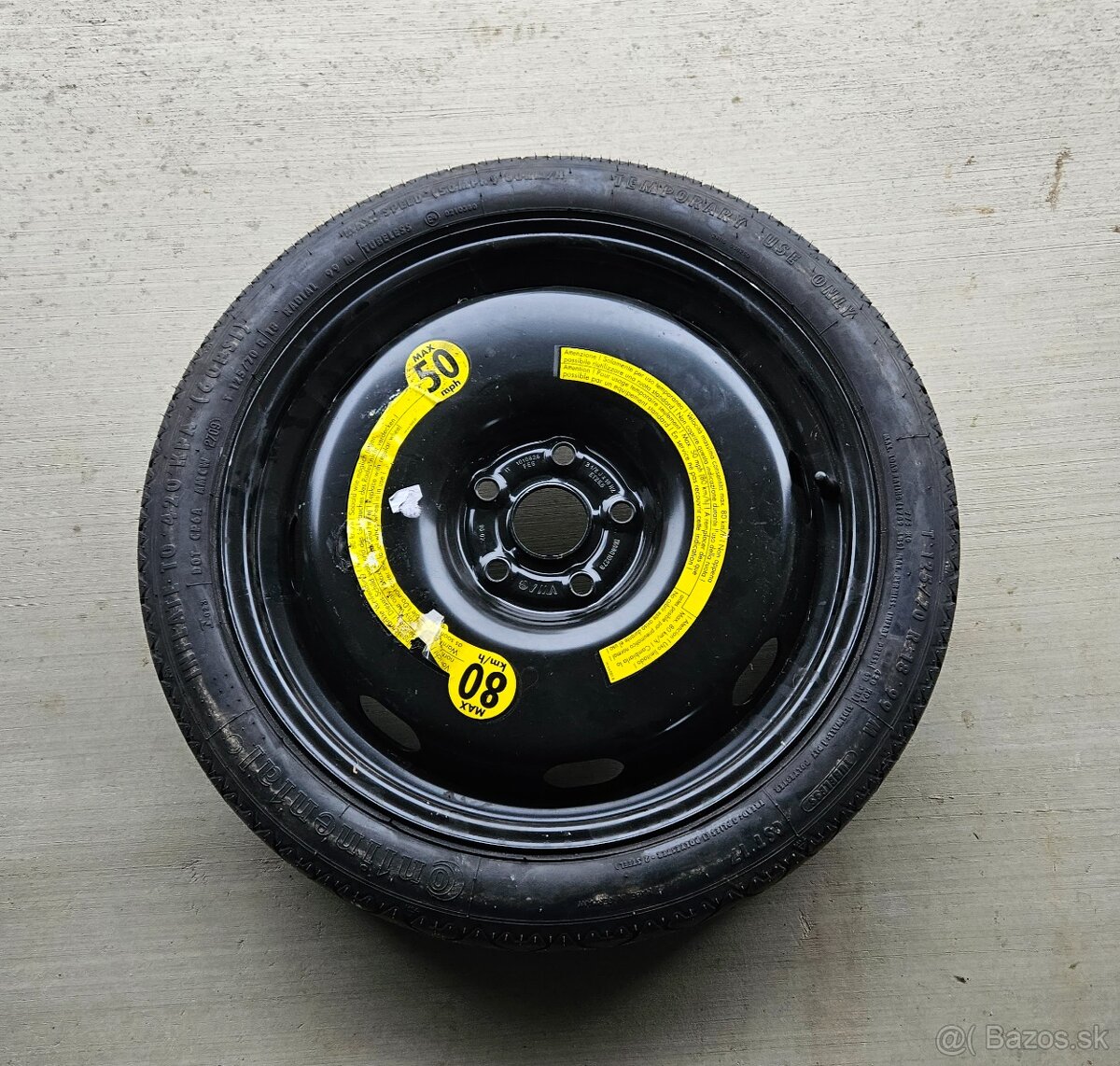 125/70 R18 5x112 rezerva