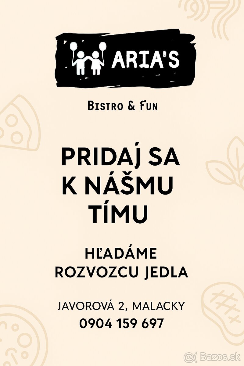 Rozvozca jedál
