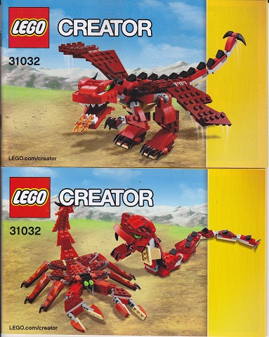 LEGO Creator 31032 – Red Creatures (3-v-1)