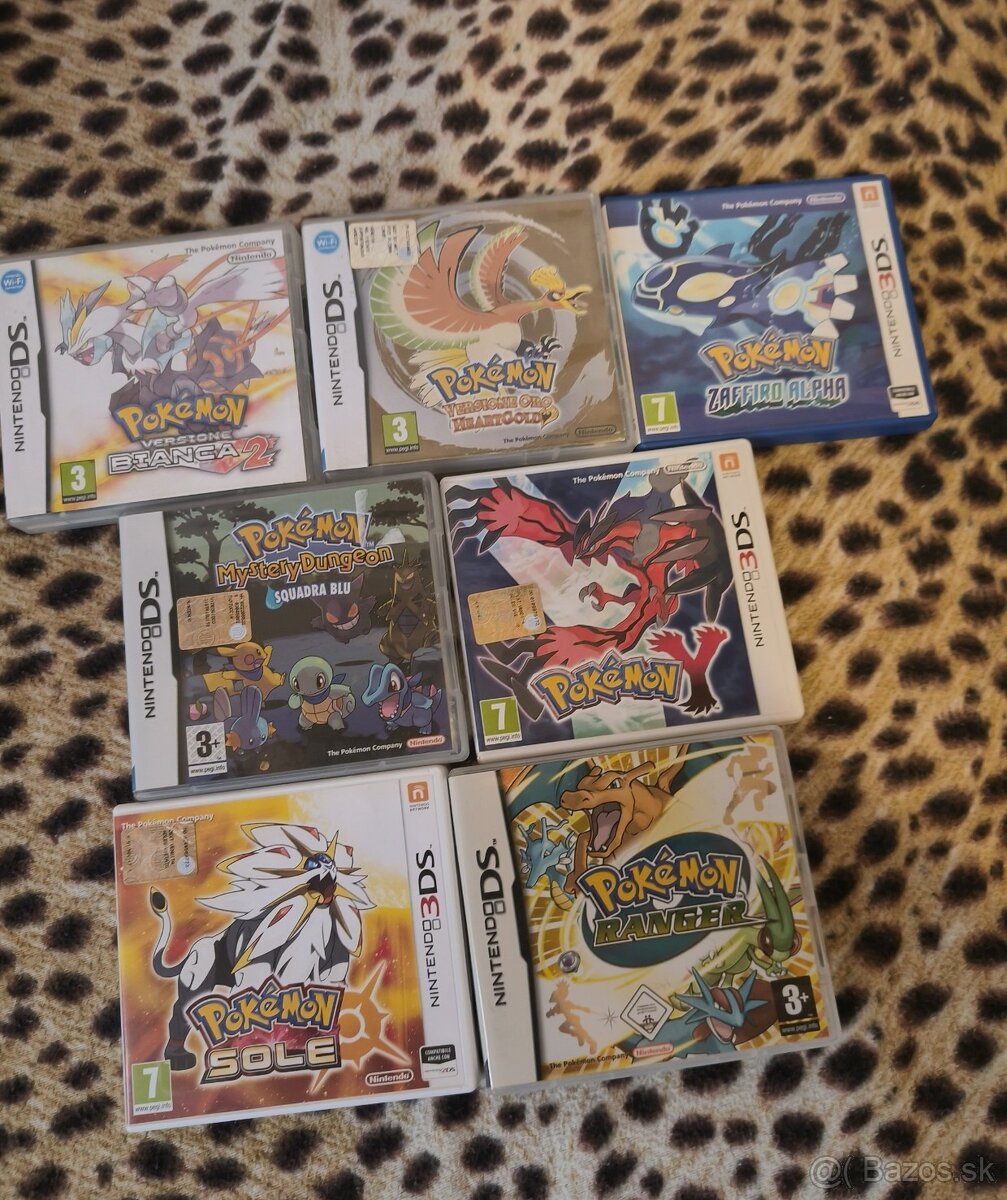 Pokémon Nintendo DS / 3ds hry